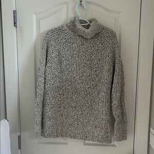 Women’s Roots Gray Turtleneck Sweater